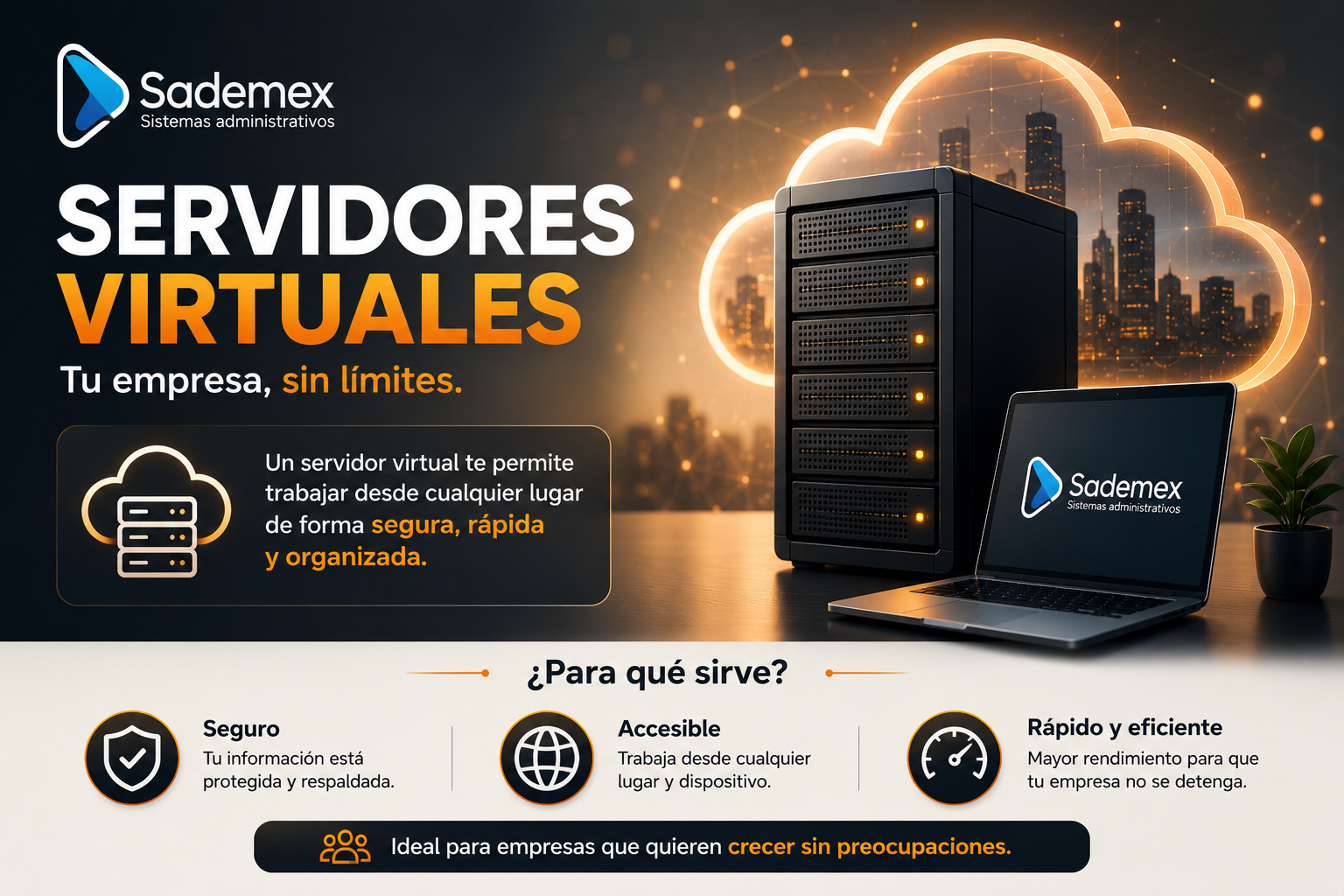 Servidor Virtual para empresas: acceso seguro, rápido y desde cualquier lugar