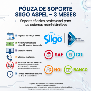 3meses de Soporte x $1,800