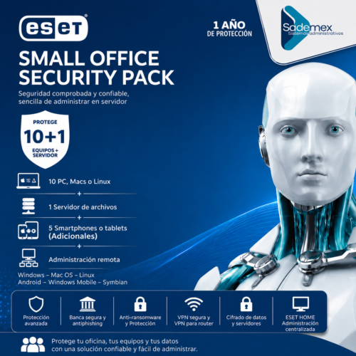 ANTIVIRUS ESET 10 LICENCIAS SMALL OFFICE SECURITY