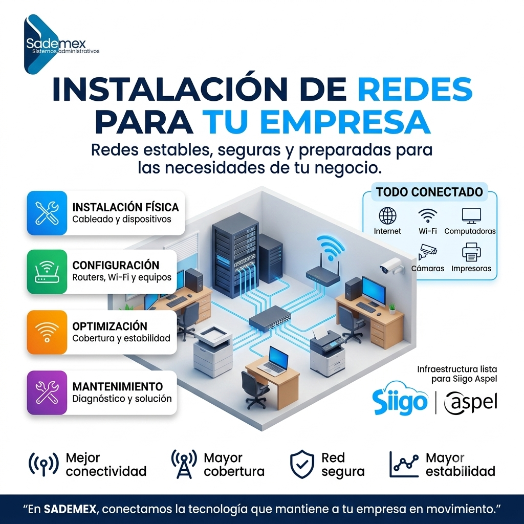 Migración segura de información entre sistemas Siigo Aspel por SADEMEX