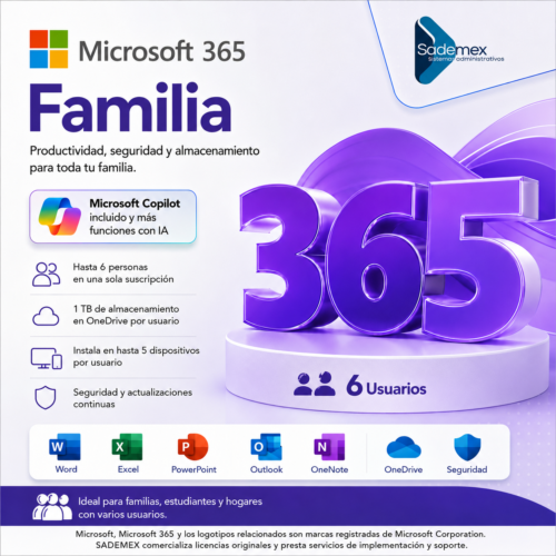 MICROSOFT OFFICE FAMILIA